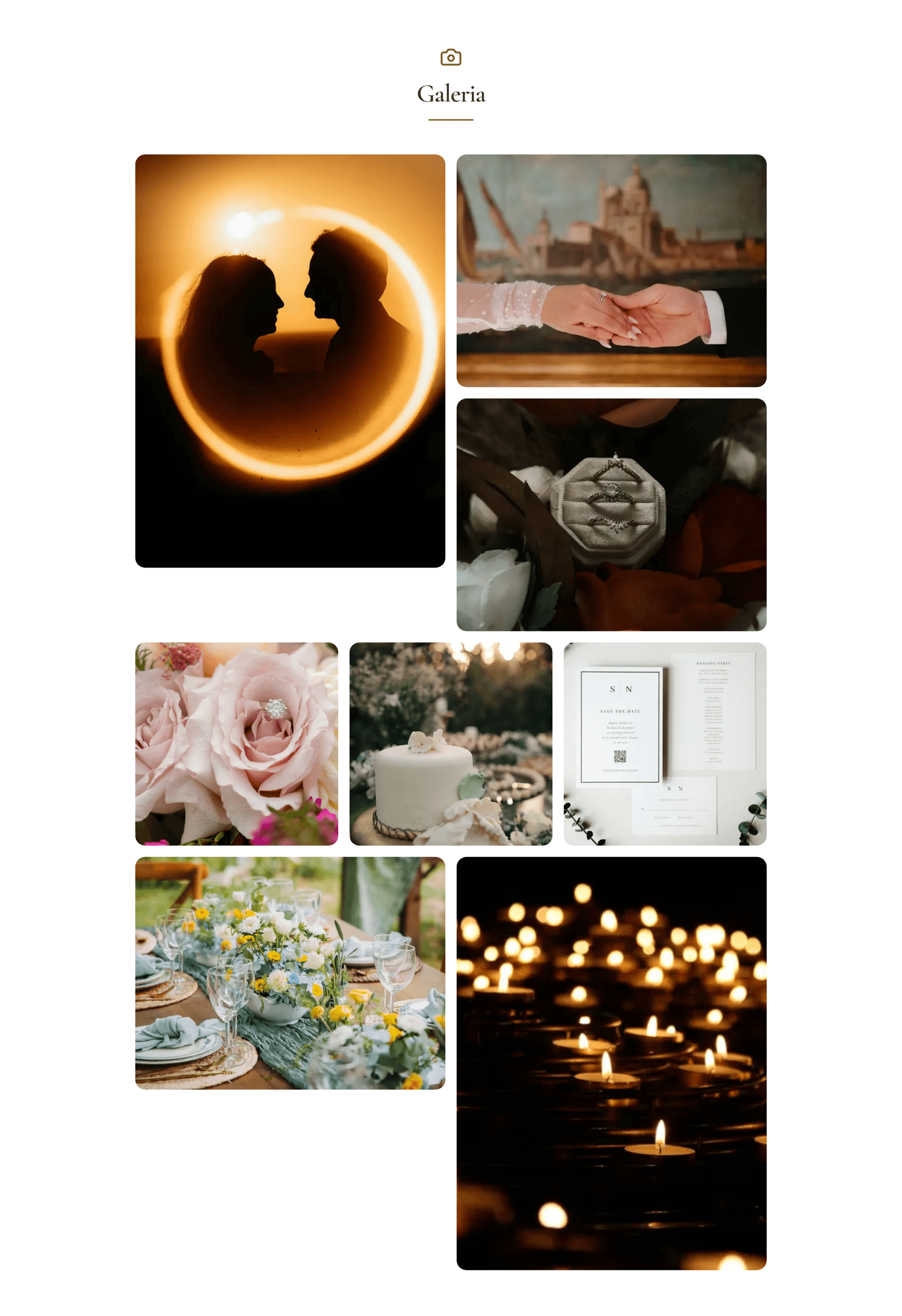 Galeria zdjęć ślubnych
